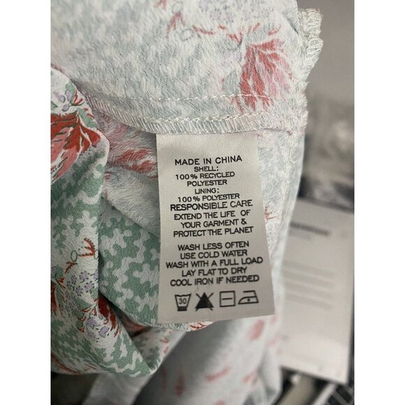 Hill House Womens The Mirabel Skirt Trailing Vine Multi Crepe Size Medium - Picture 6 of 9